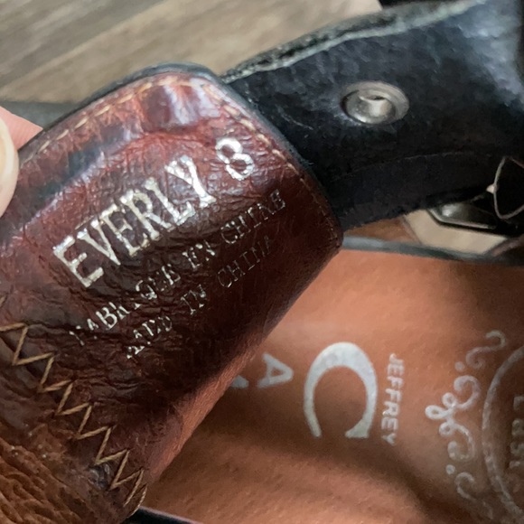 Jeffrey Campbell Everly Boots Leather 8 - Picture 9 of 10